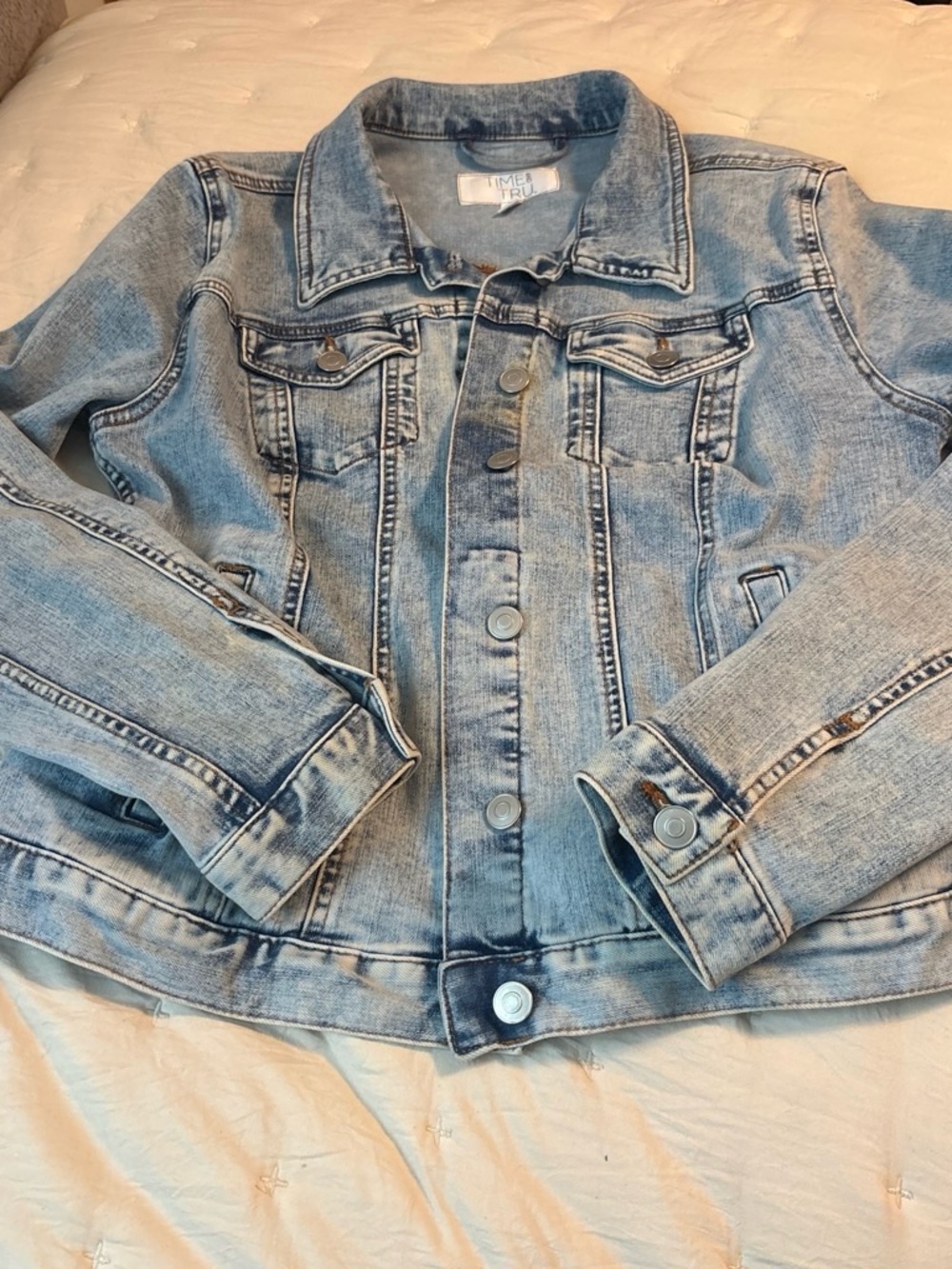 Time and Tru Light Blue Kids Denim Jacket